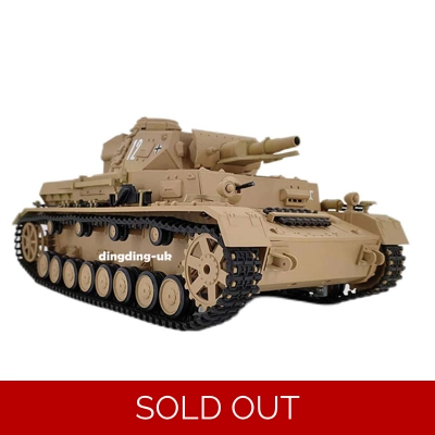 HENG LONG Dak Panzer iv AUSF F-1 Radio Remote Control BB Shoot Tank